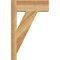 Ekena Millwork Traditional Block Rough Sawn Outlooker, Western Red Cedar, 6"W x 14"D x 22"H OUT06X14X22TRA05RWR - alternate 2